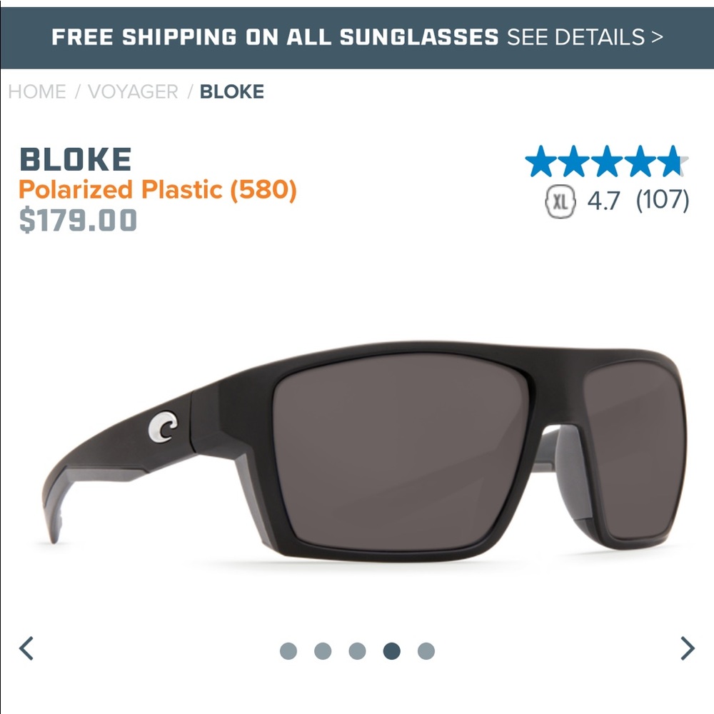 Brand new Costa Bloke fishing sunglasses